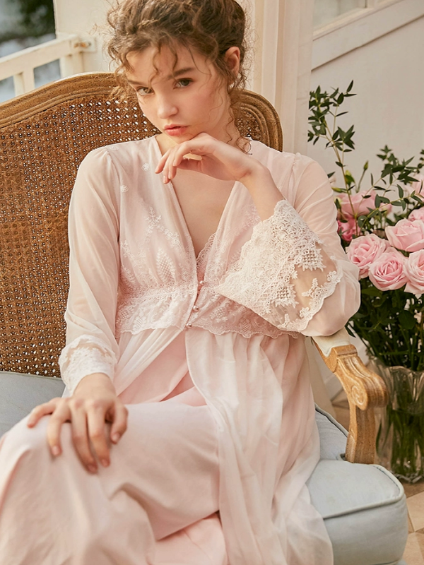 Dusk's Delicate Charm Nightgown