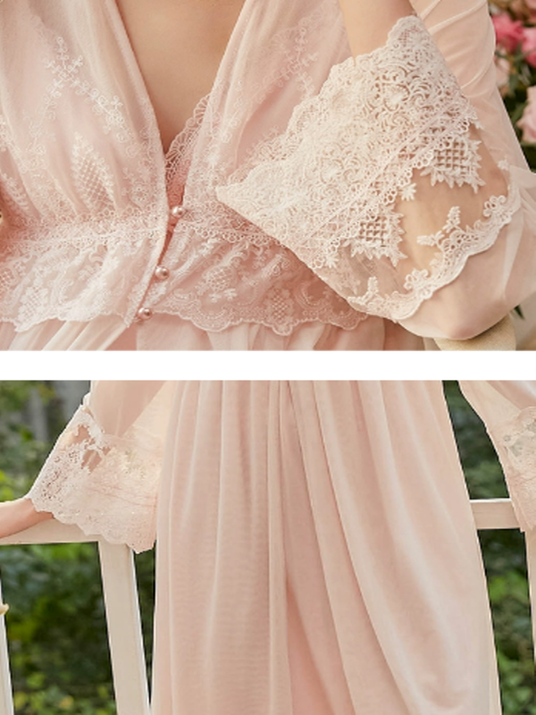 Dusk's Delicate Charm Nightgown