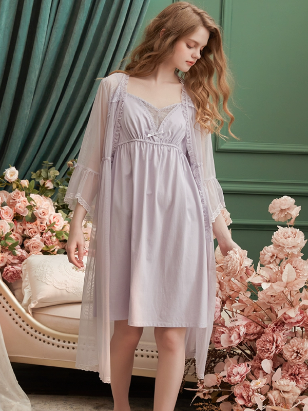 Purple Dream Blossom Nightgown