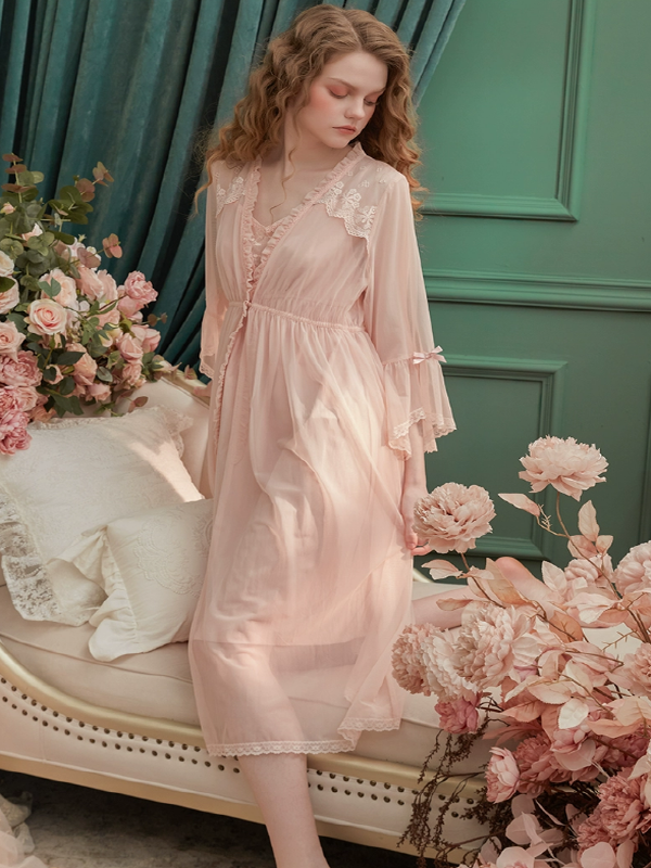 Lovely Pink Blossom Nightgown