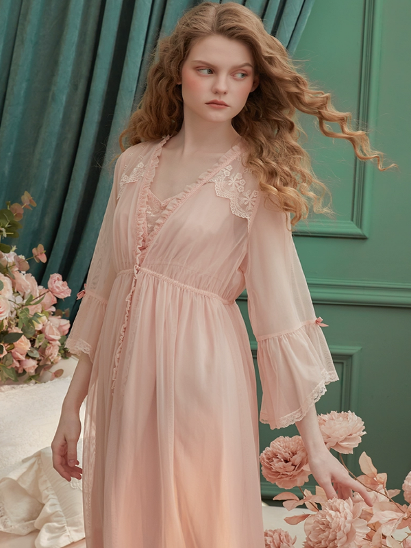 Lovely Pink Blossom Nightgown