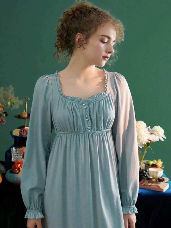 Sky-blue Fairy Elegance Nightgown