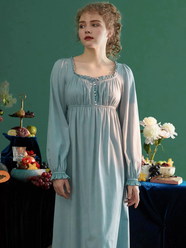 Sky-blue Fairy Elegance Nightgown