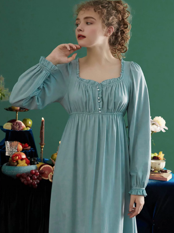 Sky-blue Fairy Elegance Nightgown