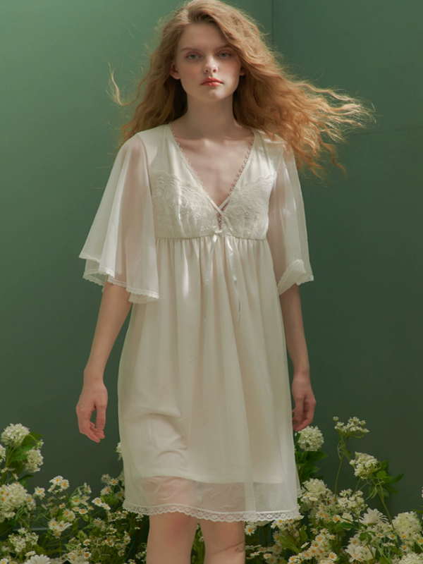 Whimsical White Dream Nightgown