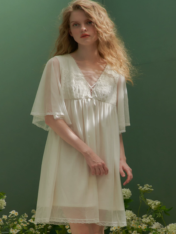 Whimsical White Dream Nightgown