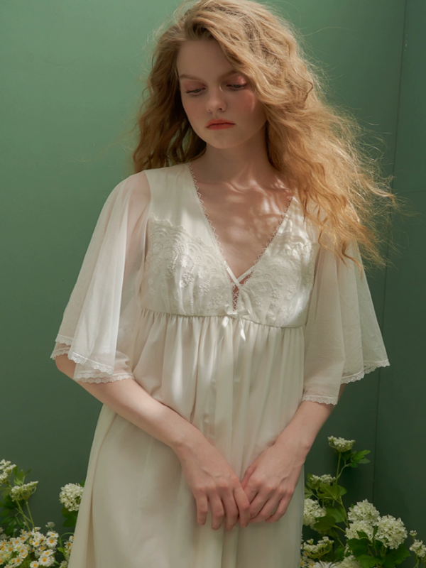 Whimsical White Dream Nightgown