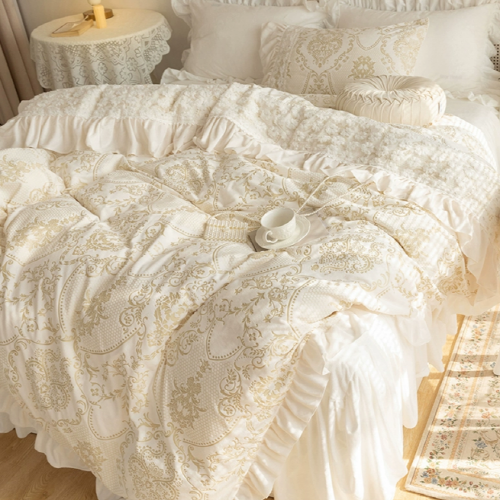 Dreamy Winter Velvet Bedding Set