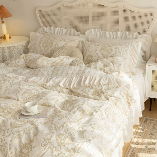 Dreamy Winter Velvet Bedding Set