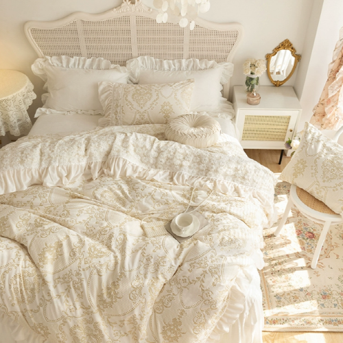 Dreamy Winter Velvet Bedding Set