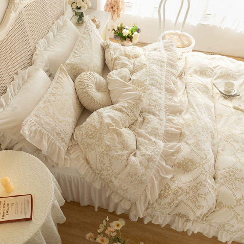 Dreamy Winter Velvet Bedding Set