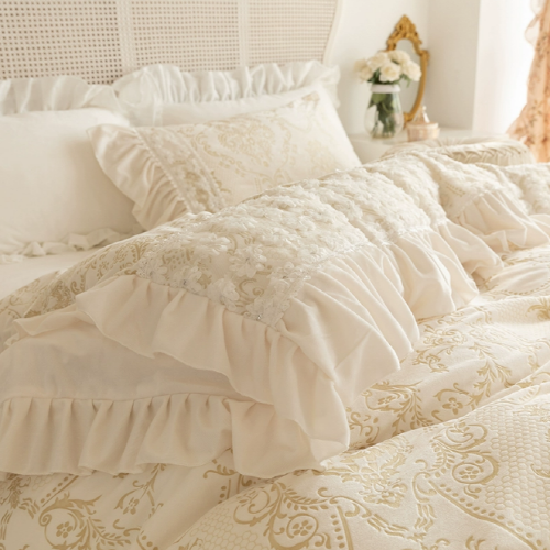 Dreamy Winter Velvet Bedding Set