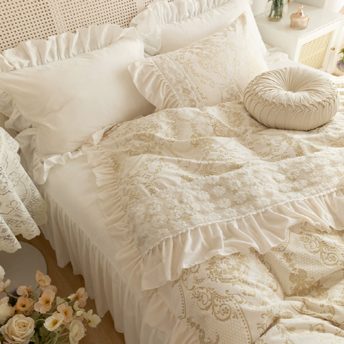 Dreamy Winter Velvet Bedding Set