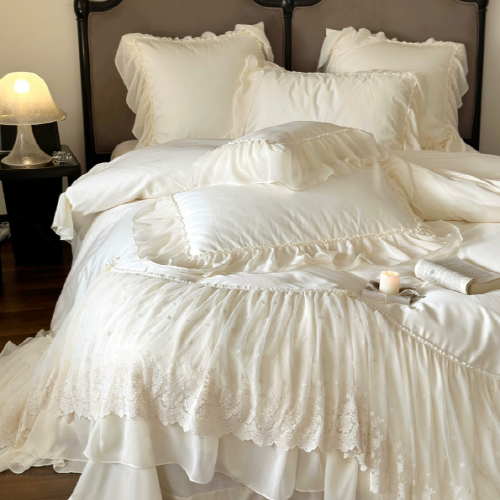 Charming French Blossom Bedding Set