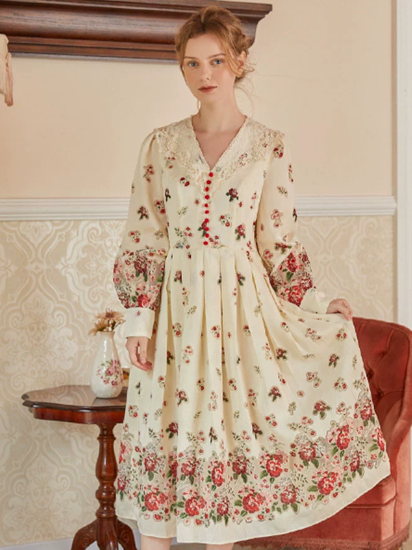 Classic European Garden Dress