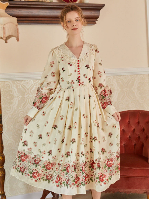 Classic European Garden Dress