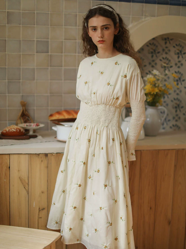 Cottage Blossom Elegance Dress