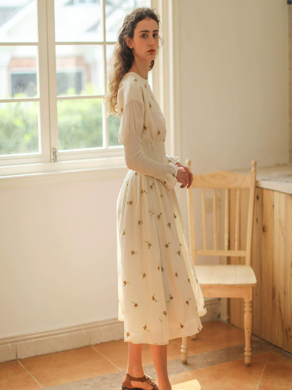 Cottage Blossom Elegance Dress