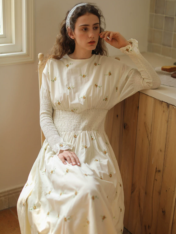 Cottage Blossom Elegance Dress