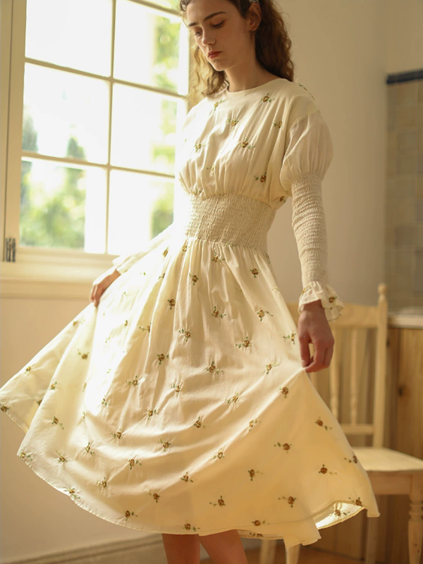 Cottage Blossom Elegance Dress