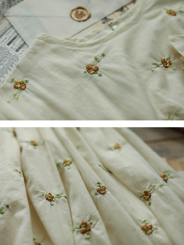 Cottage Blossom Elegance Dress