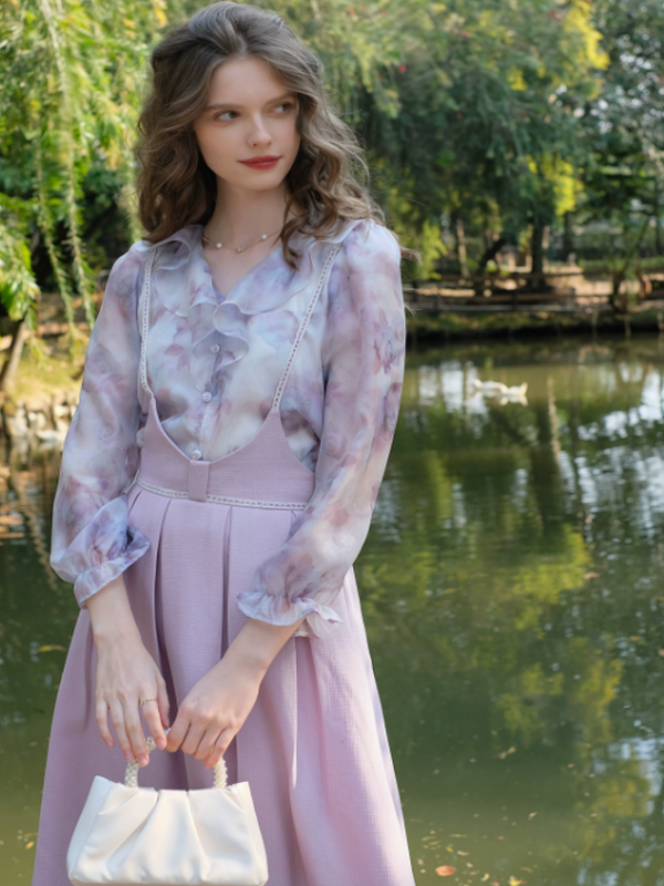 Lilac Blossom Serenity Dress