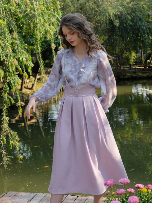 Lilac Blossom Serenity Dress