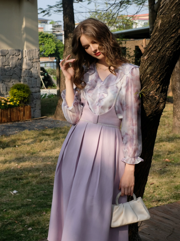 Lilac Blossom Serenity Dress