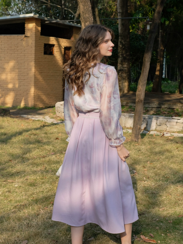 Lilac Blossom Serenity Dress