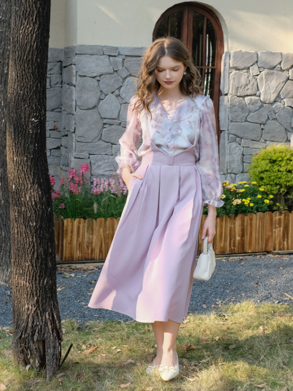 Lilac Blossom Serenity Dress