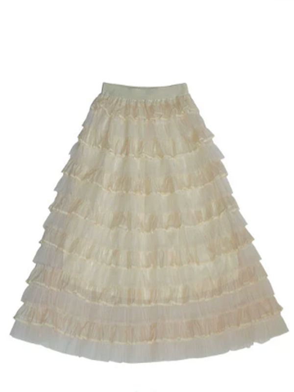 Enchanted Forest Layered Frill Skirt