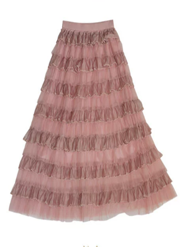 Enchanted Forest Layered Frill Skirt