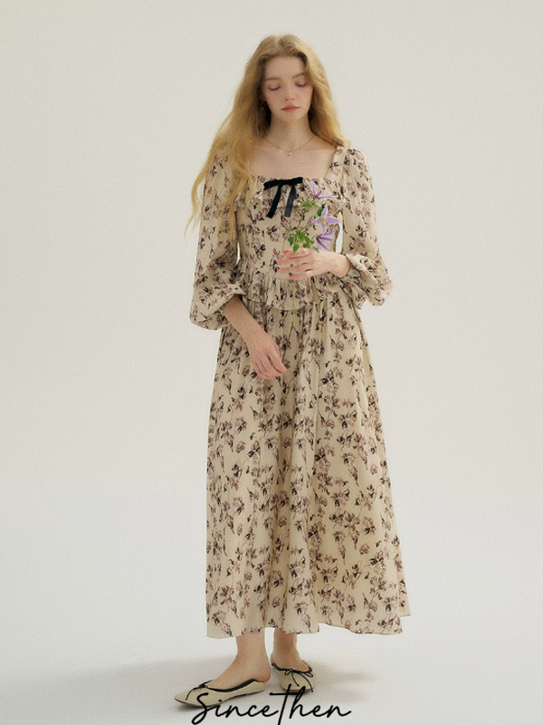 Romantic Sonnet Floral Dress