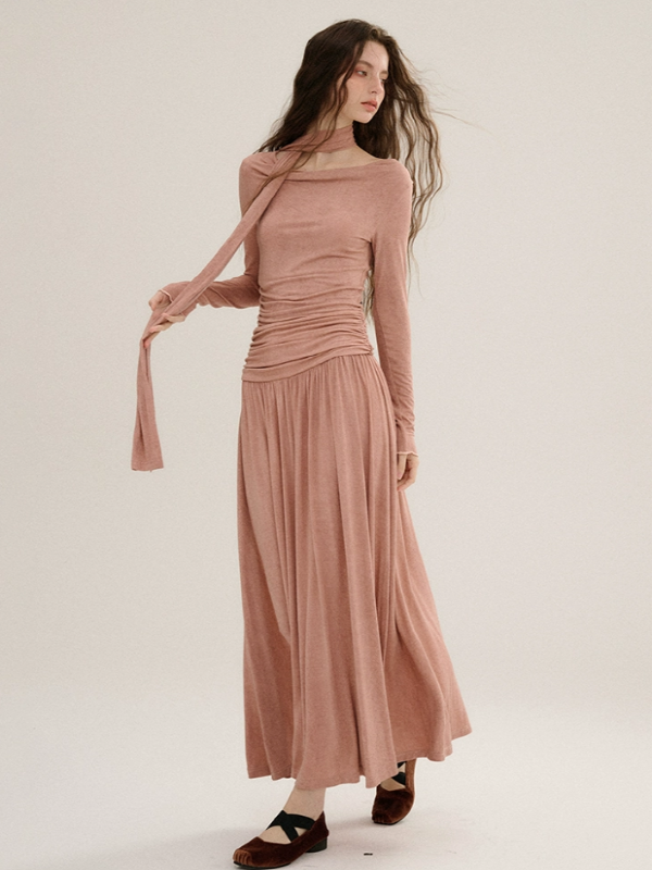 Blushing Dawn Modal Dress