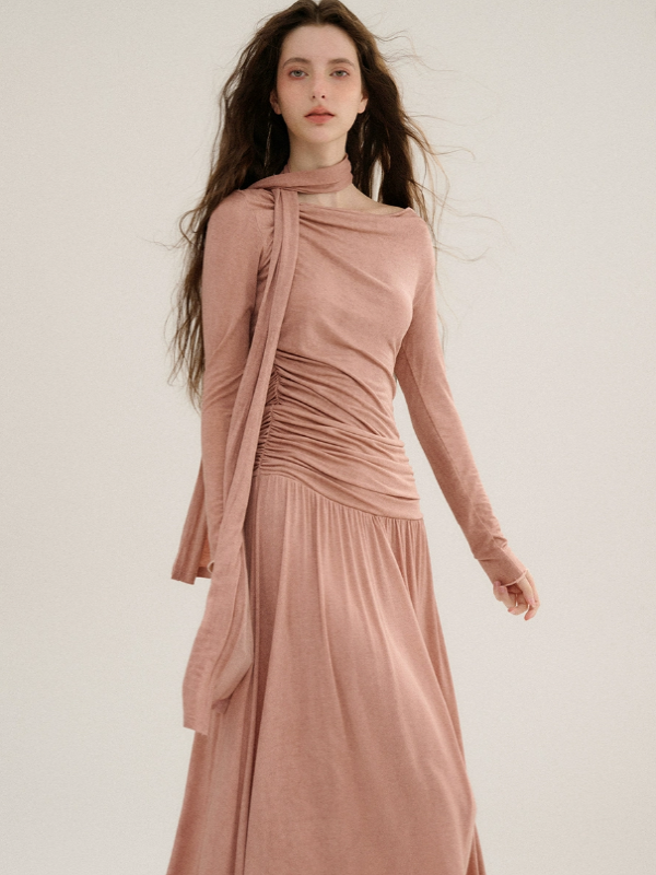 Blushing Dawn Modal Dress