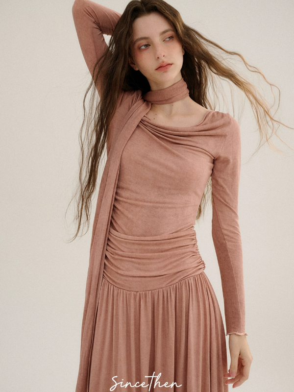 Blushing Dawn Modal Dress