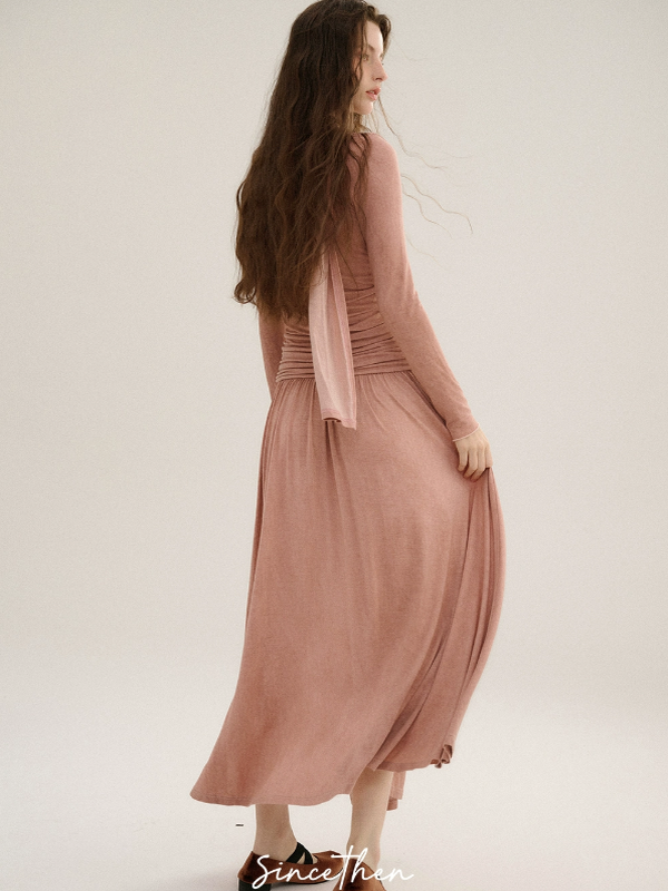 Blushing Dawn Modal Dress