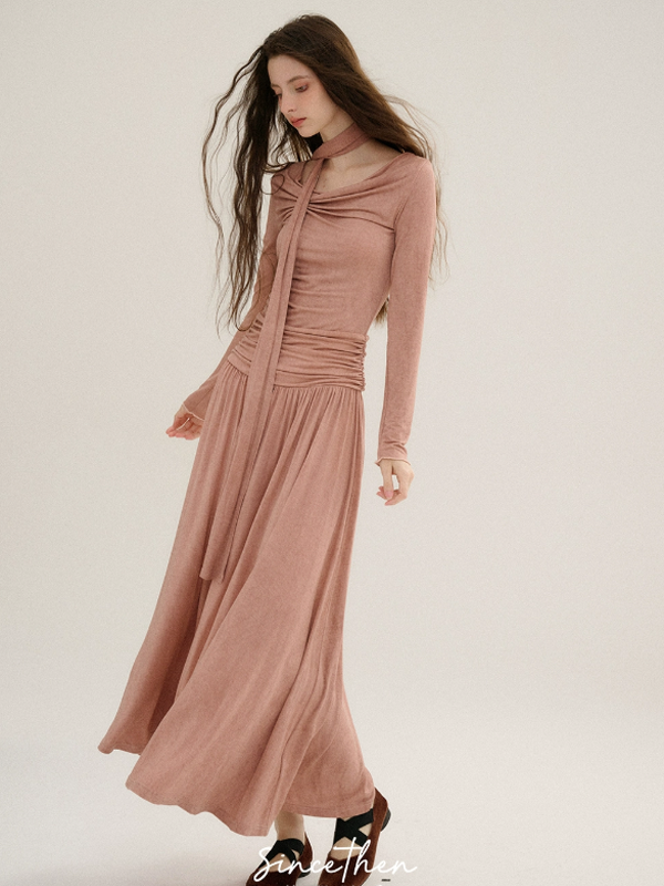 Blushing Dawn Modal Dress