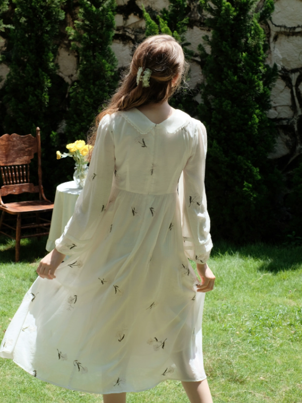 French Maiden Embroidered Dress