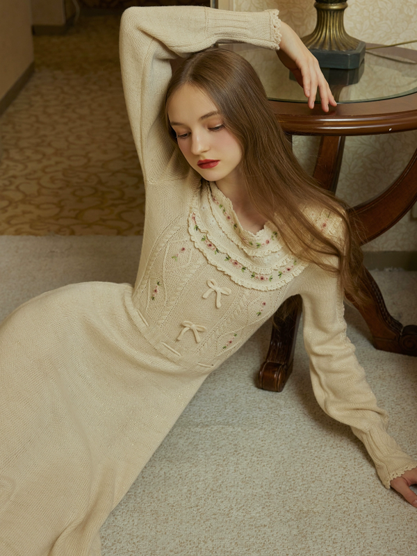 Fairytales in Bloom Knit Dress