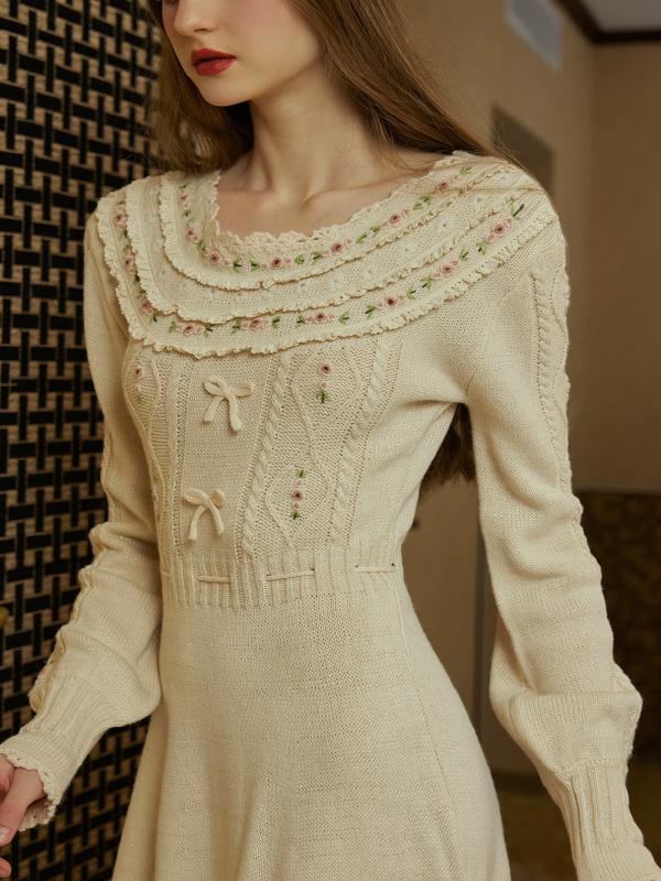 Fairytales in Bloom Knit Dress