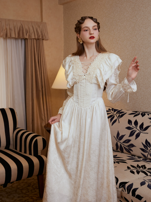 Timeless Elegance Ivory Gown