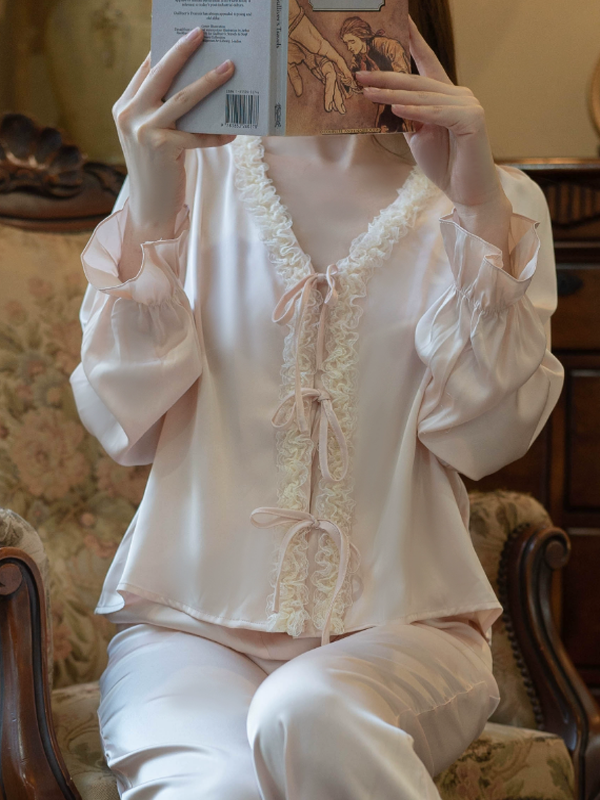 Silky Frill Princess Comfort Pajama