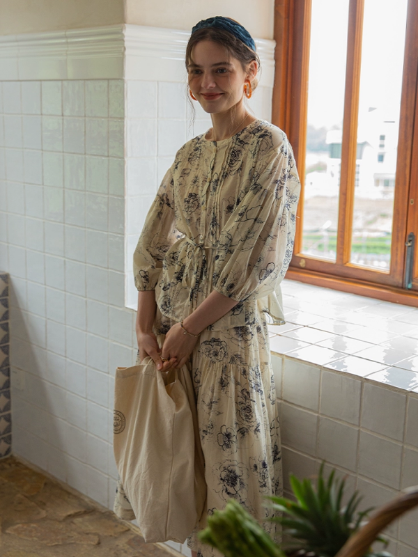 The Floral Harmony Blouse