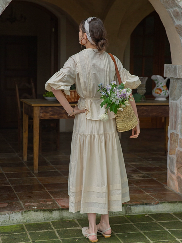 The Ivory Elegance Blouse