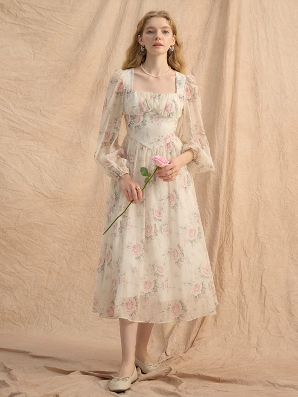 Romantic Rose Princess Dress