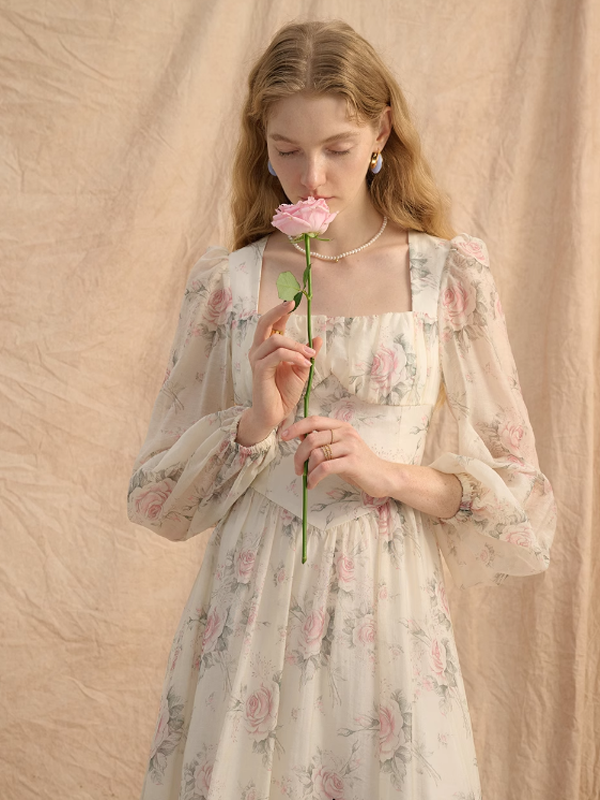 Romantic Rose Princess Dress