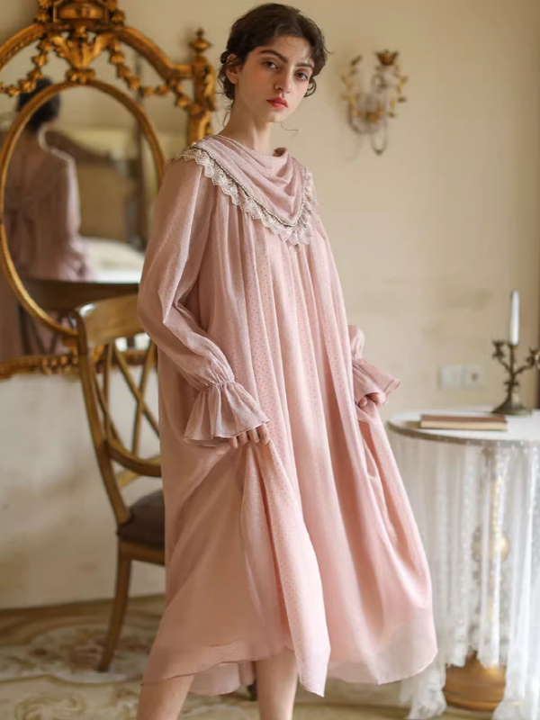 Whispering Pink Vintage Charm Dress