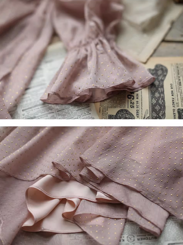 Whispering Pink Vintage Charm Dress