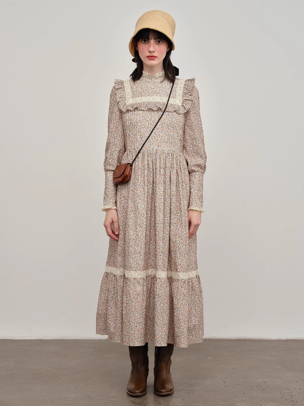 Countryside Blooming Corduroy Dress